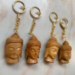 Buddha Head Keychain