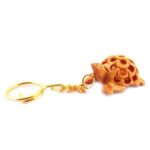 wooden carving keychain Tortoise