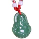 Jade Laughing Buddha Pendant