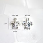 Feng Shui Mini Metal Turtle Pendant for Protection & Stability (With String) – Men/Women/Kids